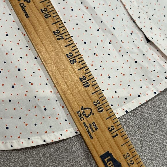 PERRY ELLIS Stretch Polo Tex Floral print Men's Button Front Shirt Size XL - Picture 10 of 11